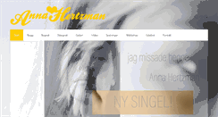Desktop Screenshot of annahertzman.se